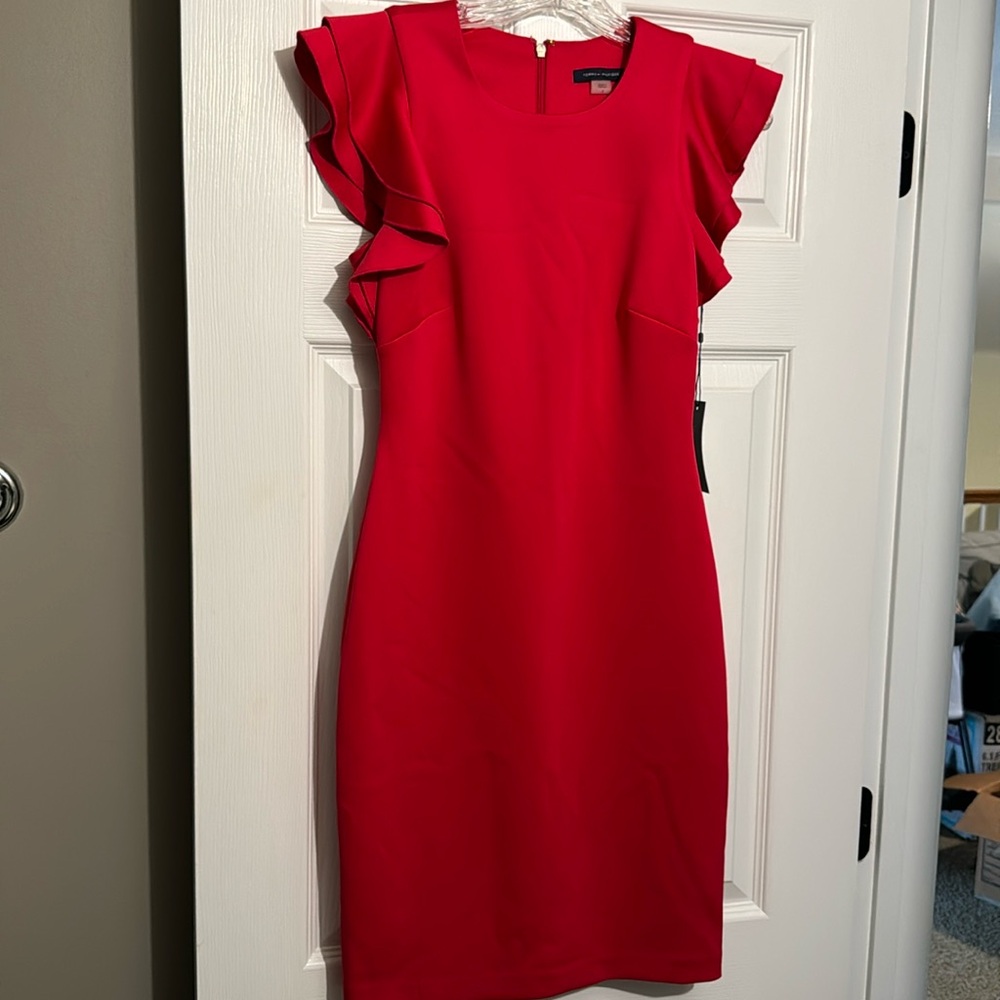 NWT Tommy Hilfiger women’s hot pink dress